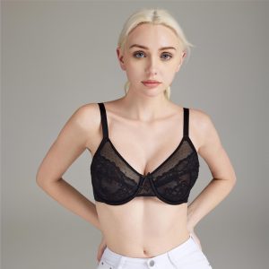 Black Lace Bra, Women's Sexy Supportive Lingerie