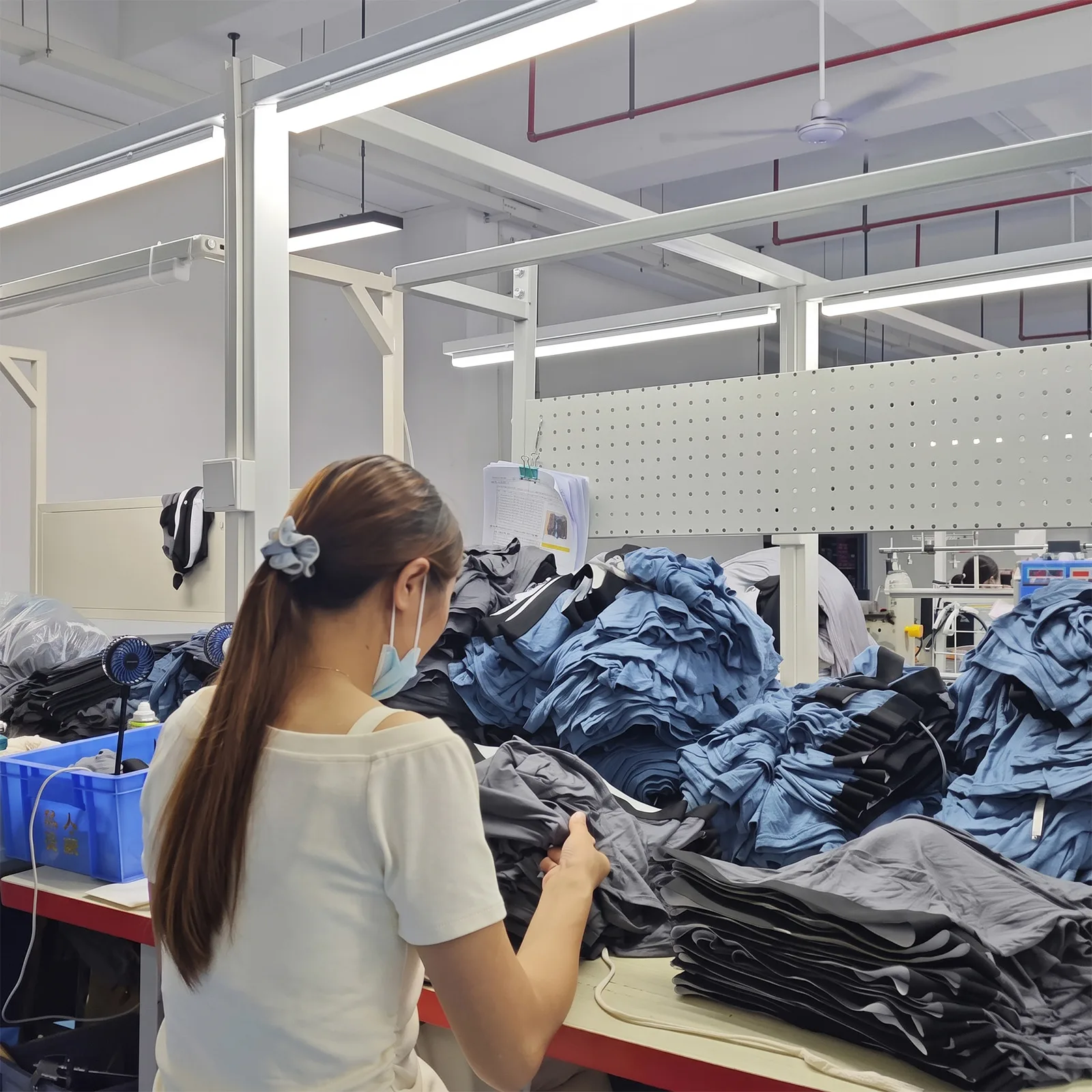 MRM men's underwear production area